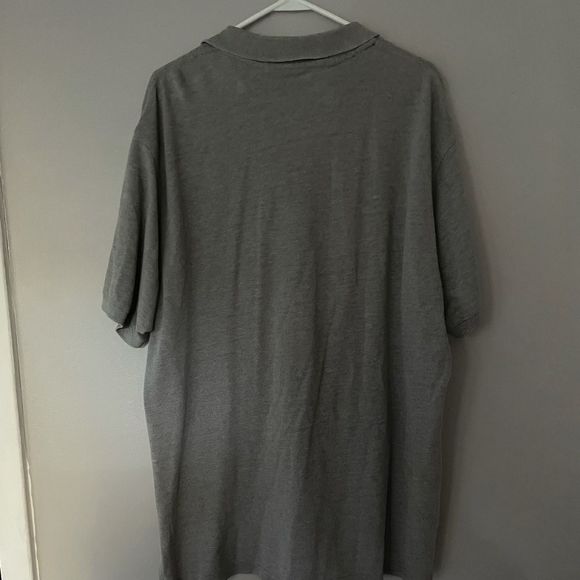 GAP Polo. Gray. Men’s. Large. EUC. Pique Polo - Picture 3 of 3